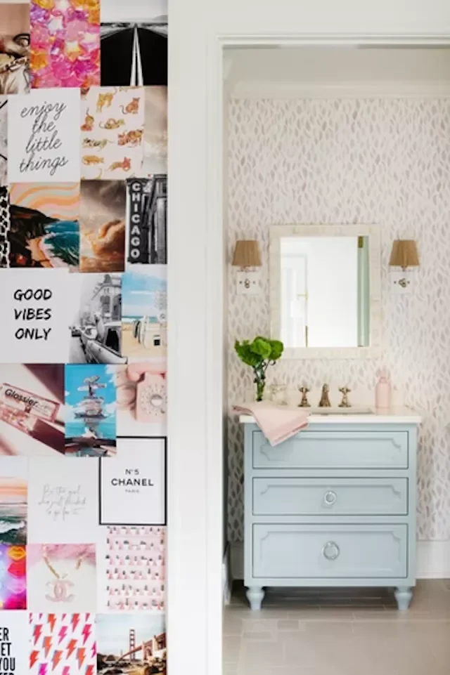 38 Stylish Teen Bathroom Ideas That Balance Fun and Sophistication 35 Dresser-Style Vanity