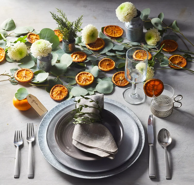 Dried Orange Centerpiece