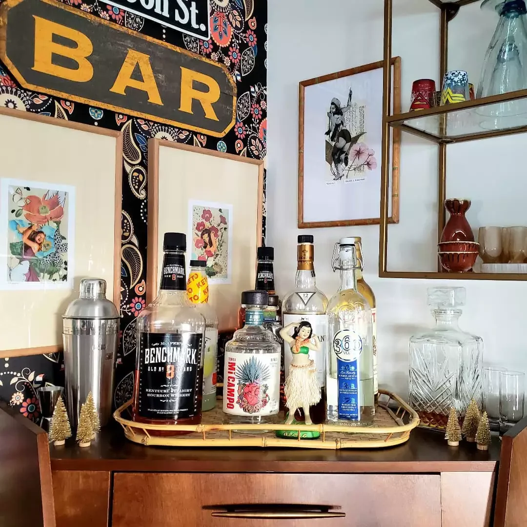 36 Creative Mini Bar Ideas to Transform Any Space Into Your Personal Cocktail Haven 32 Drink Corner