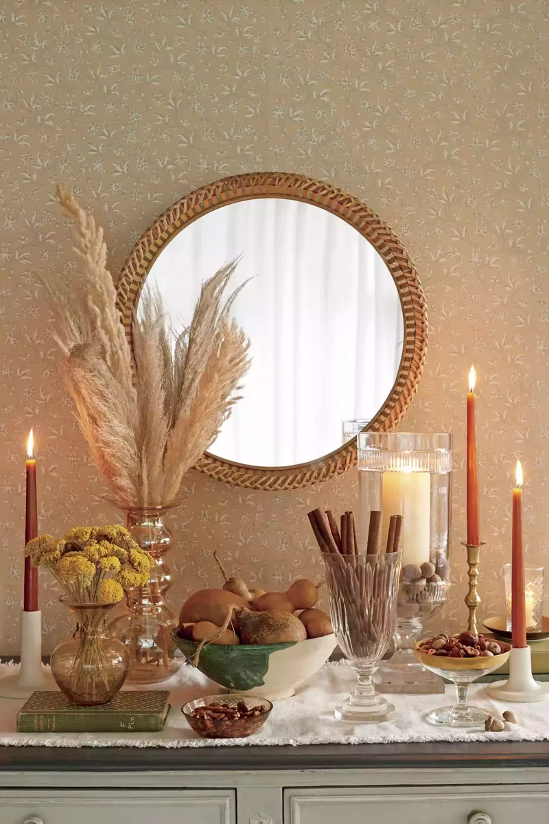 48 Fall Mantel Decorating Ideas For Seasonal Style 10 Dry It Down