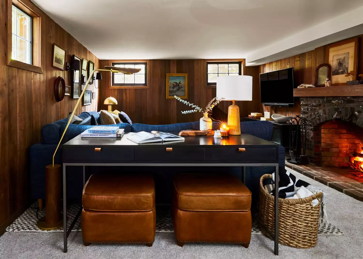 22 Fresh Ways to Give Your Log Cabin a Modern Makeover 22 Drywall the Ceiling