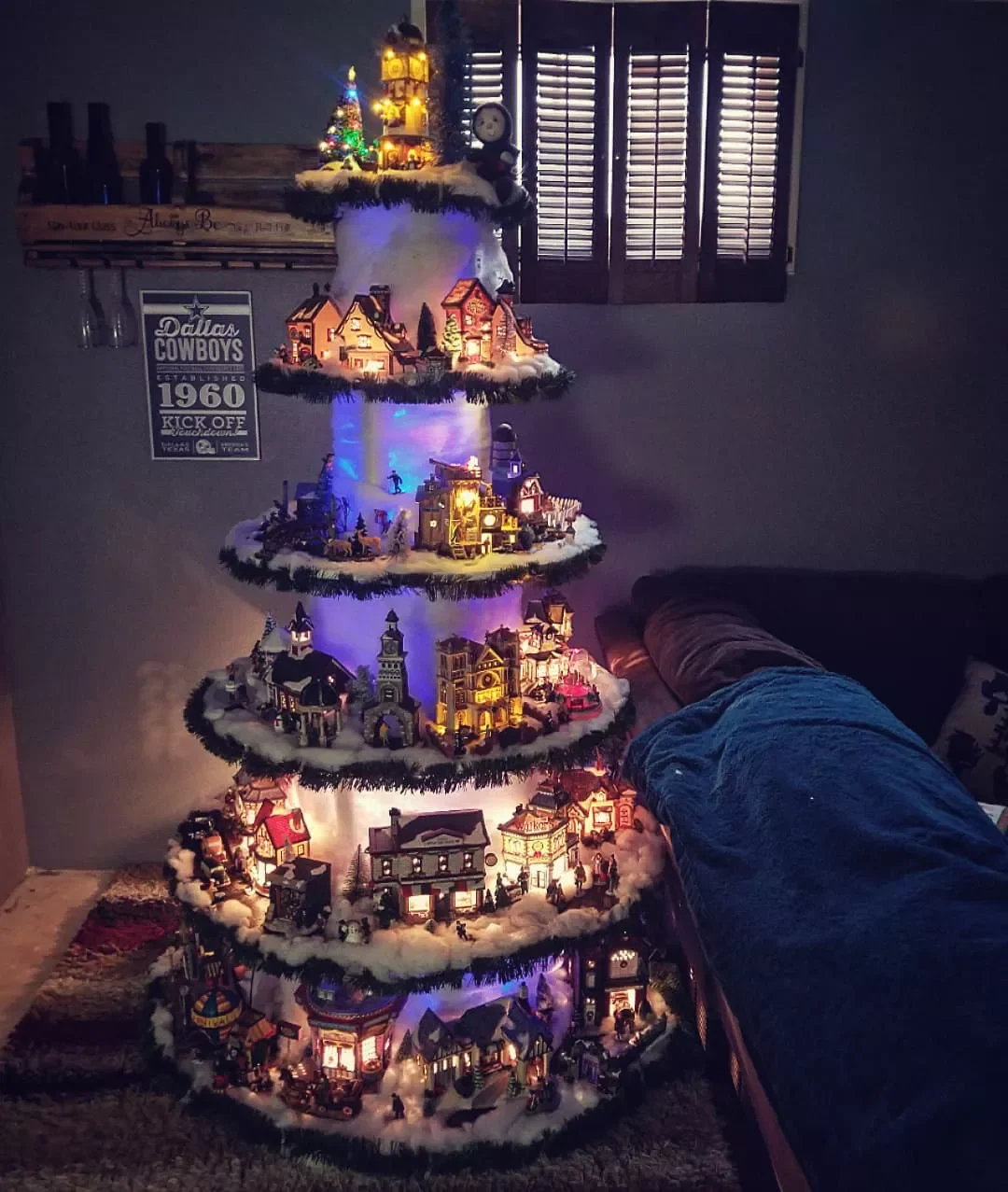 20 Magical Christmas Village Display Ideas That Will Transform Your Home Into a Winter Wonderland 12 Eclectic Village