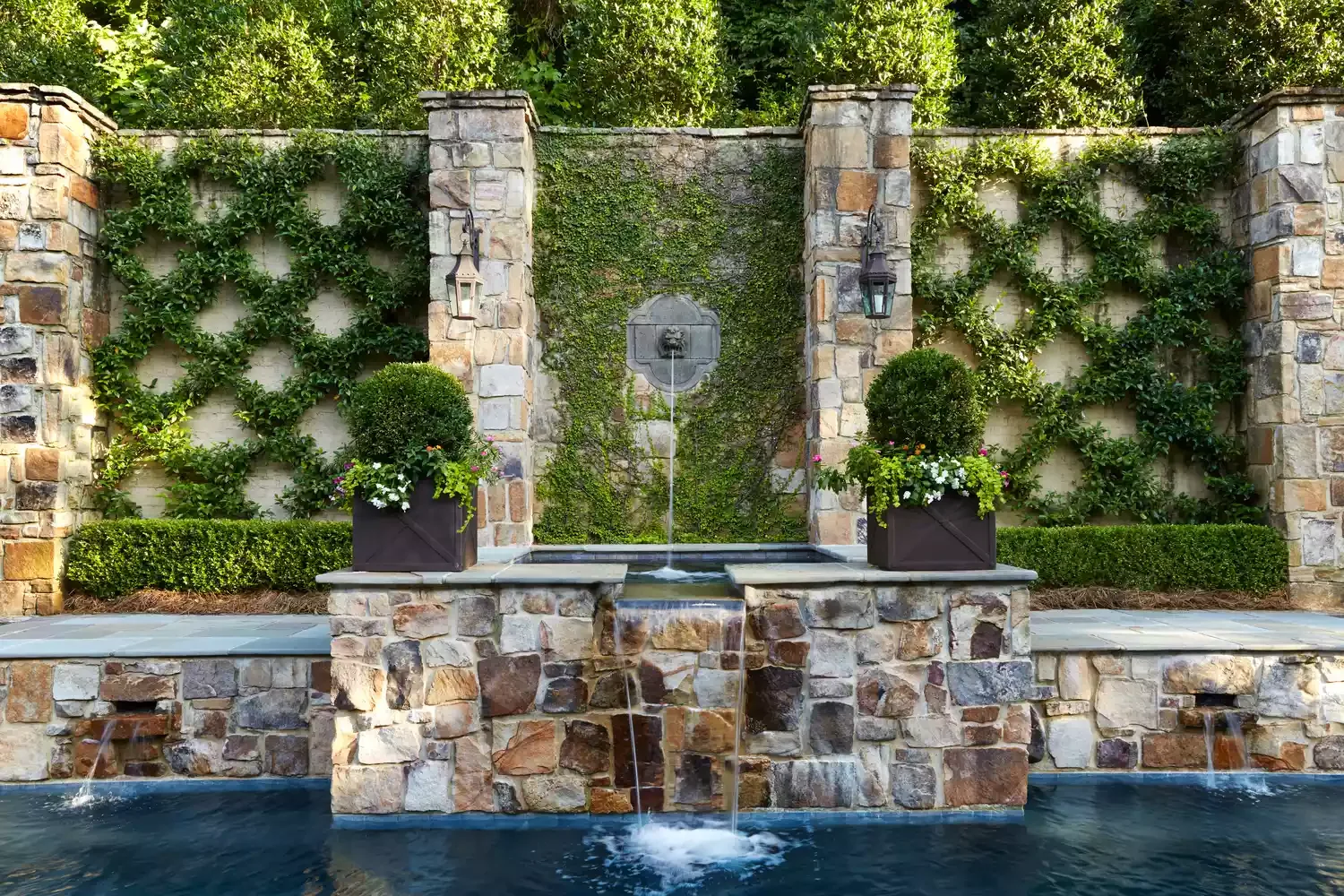 Elaborate Stone Water Feature