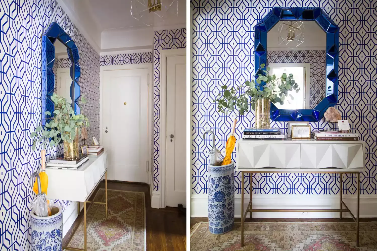 22 Breathtaking Entryway Designs That Create Stunning First Impressions 23 Elegant Small Entryway in a New York City Apartment