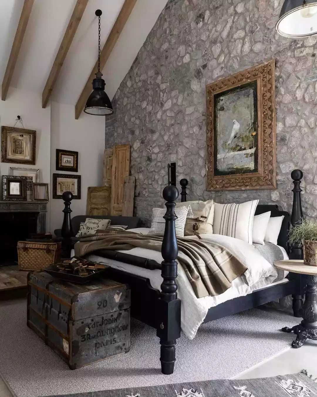 11 Dark Academia Bedroom Designs That Will Transform Your Space 12 Elevate Natural Materials