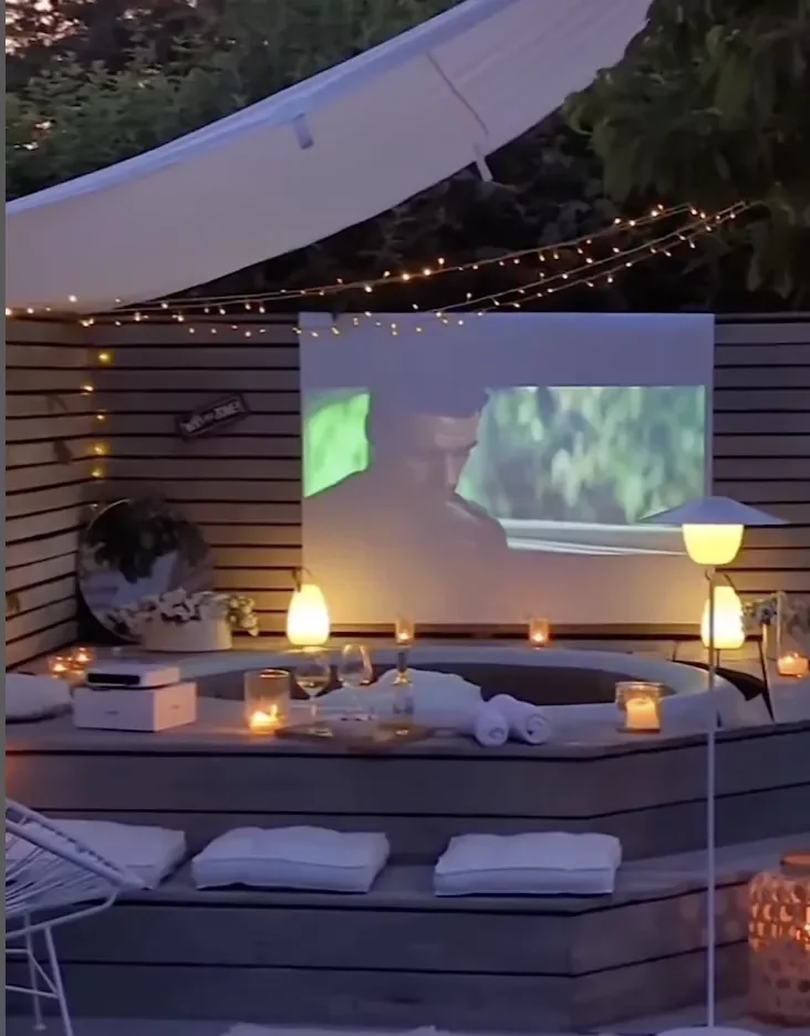 30 Beautiful Ways to Transform Your Patio with String Lights 15 Elevate Your Hot Tub Experience