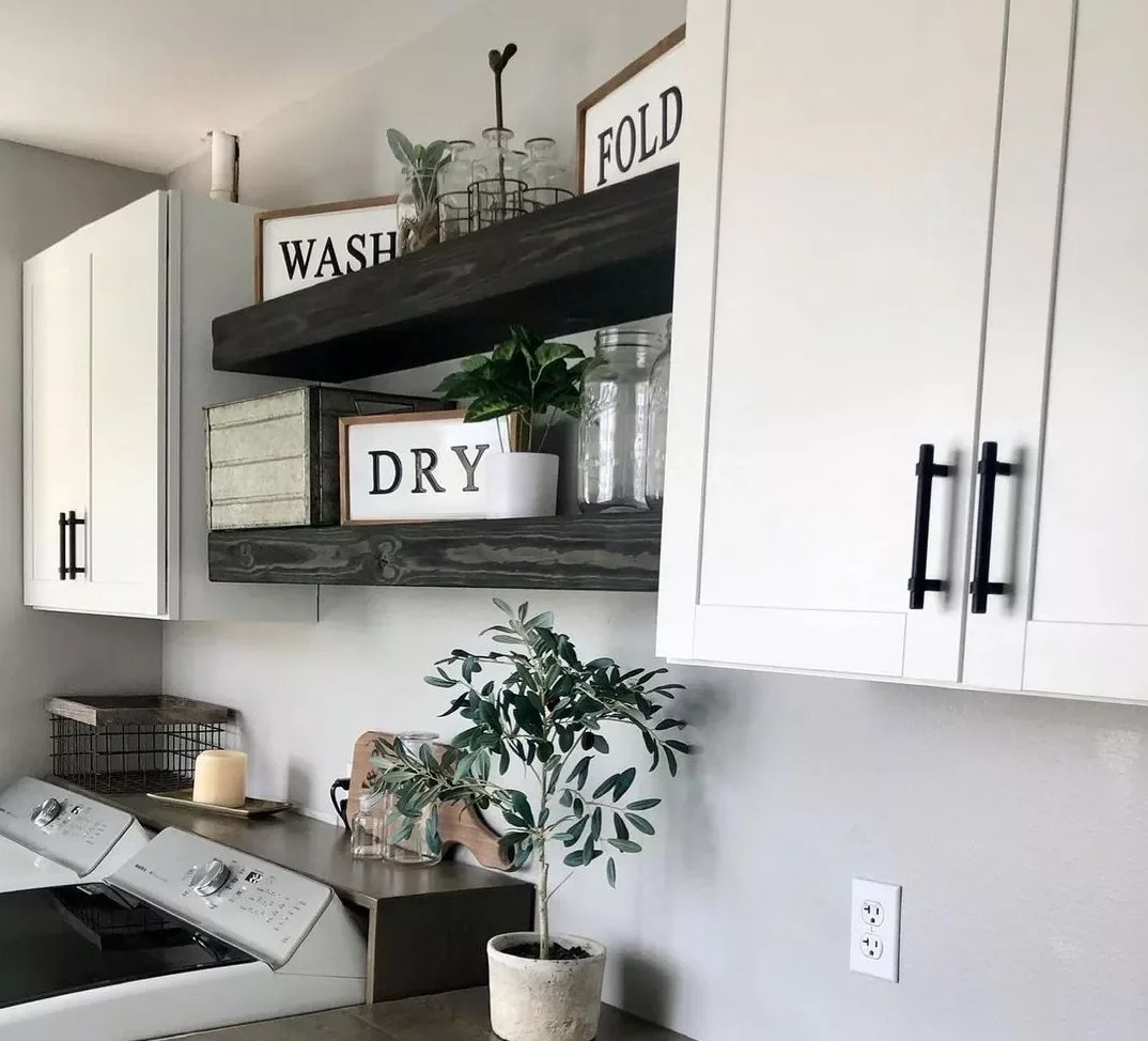30 Creative Floating Shelf Ideas to Transform Every Room in Your Home Elevate Your Laundry Room