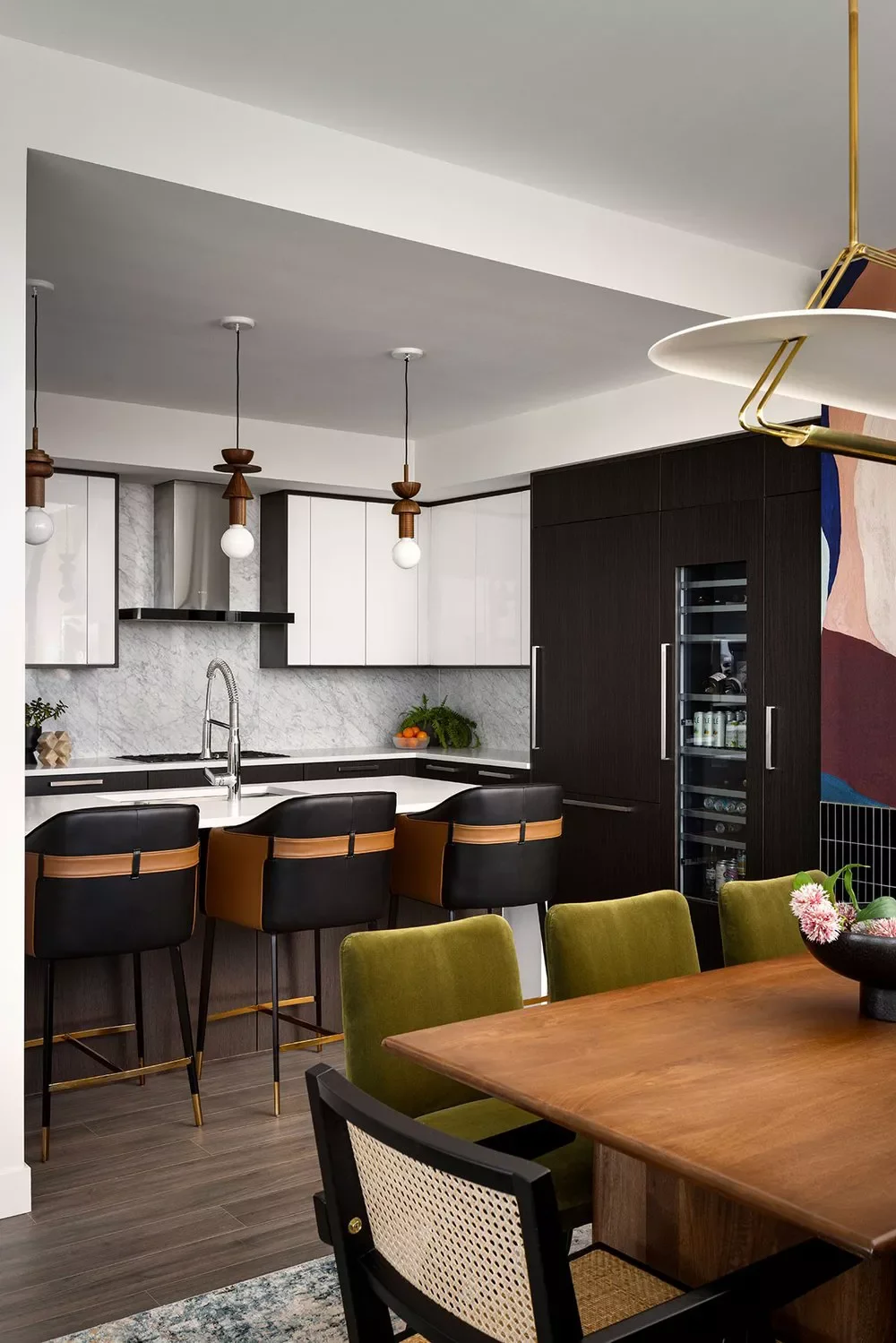96 Kitchen Design Ideas to Transform Your Space on Any Budget 13 Embed a Beverage Fridge