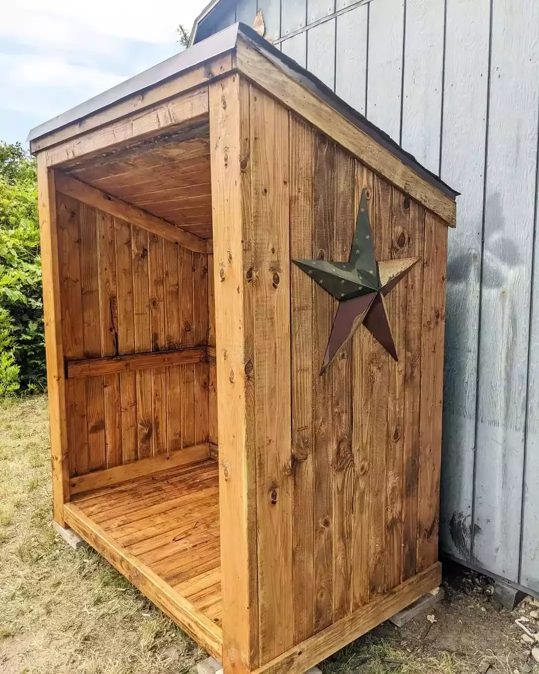 10 Creative Wood Storage Solutions That'll Transform Your Outdoor Space Embossed Shed