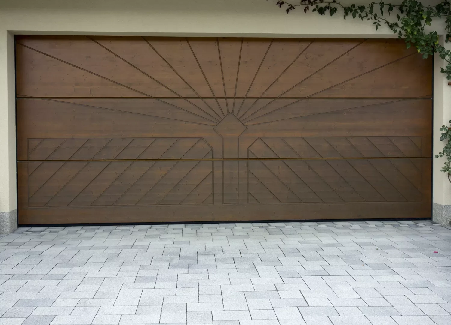 52 Stunning Garage Door Ideas That Will Transform Your Home's Curb Appeal Embossed Wood Door