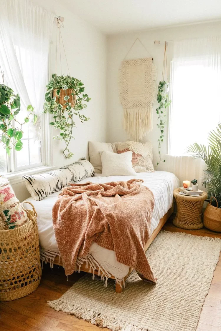 45 Cozy Bedroom Ideas That Will Transform Your Space Into a Dreamy Retreat 12 Embrace Boho Style