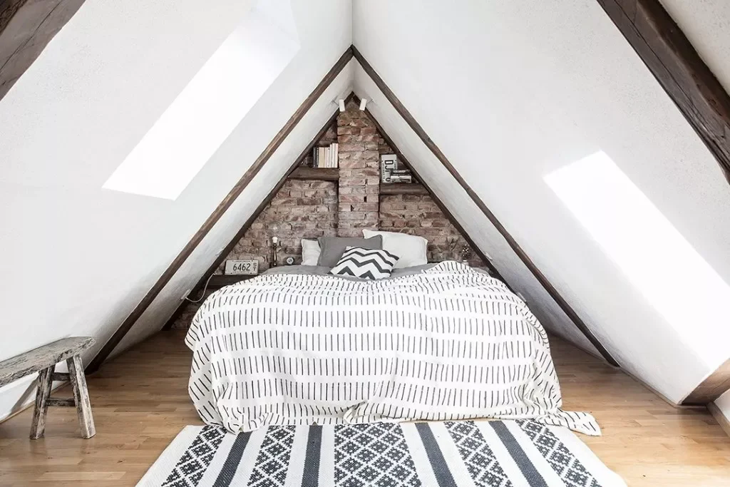 33 Cozy Attic Bedroom Ideas That Will Transform Your Space 11 Embrace Nordic Style