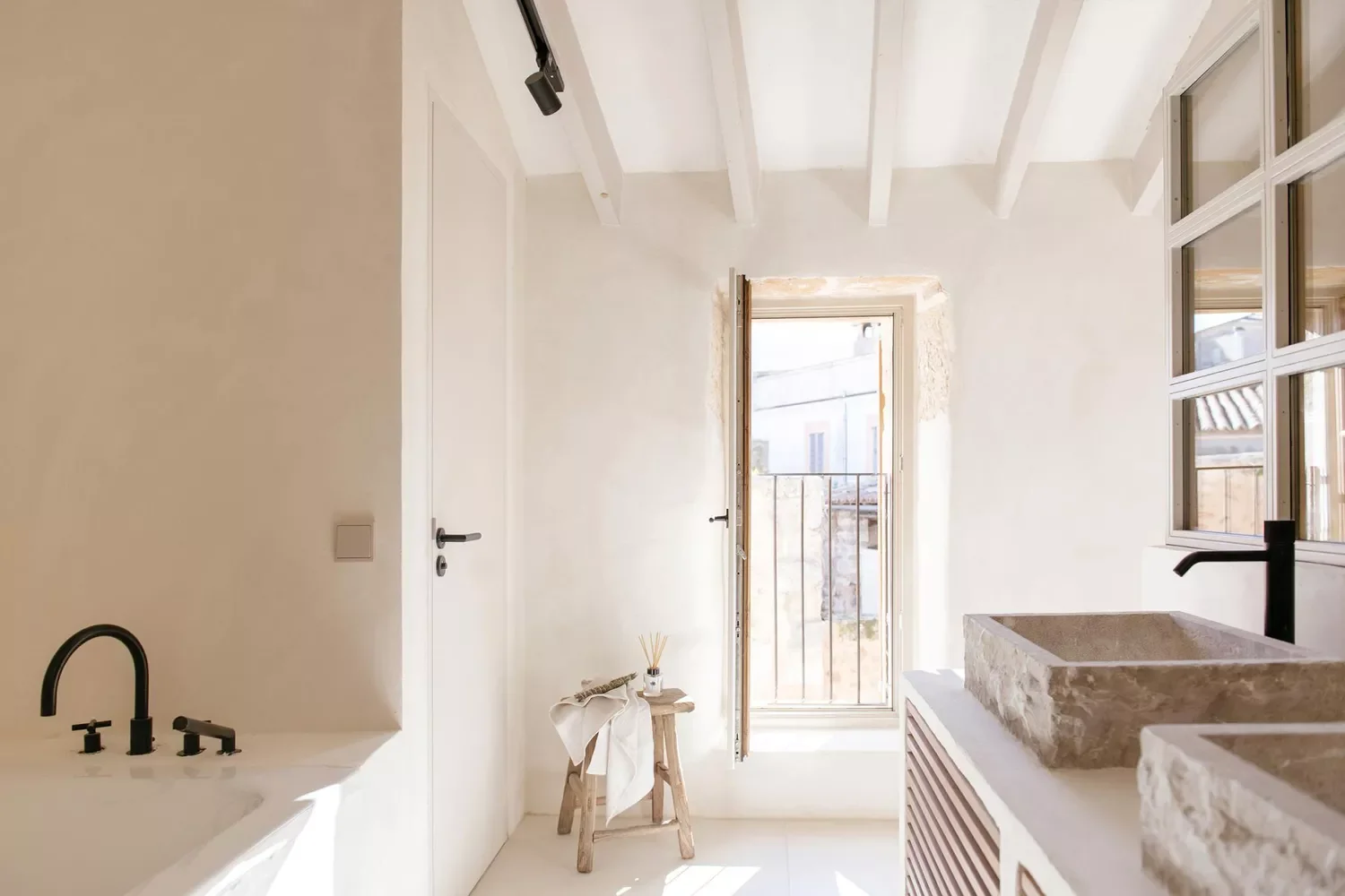 68 Stunning Bathroom Designs That Will Make You Never Want to Leave 12 Embrace Rustic Minimalism