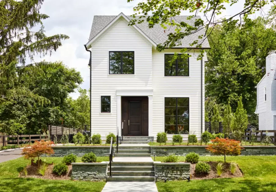 33 Stunning Black Front Door Ideas That Transform Your Home's Entrance 14 Embrace Simple Elegance With Classic Colors