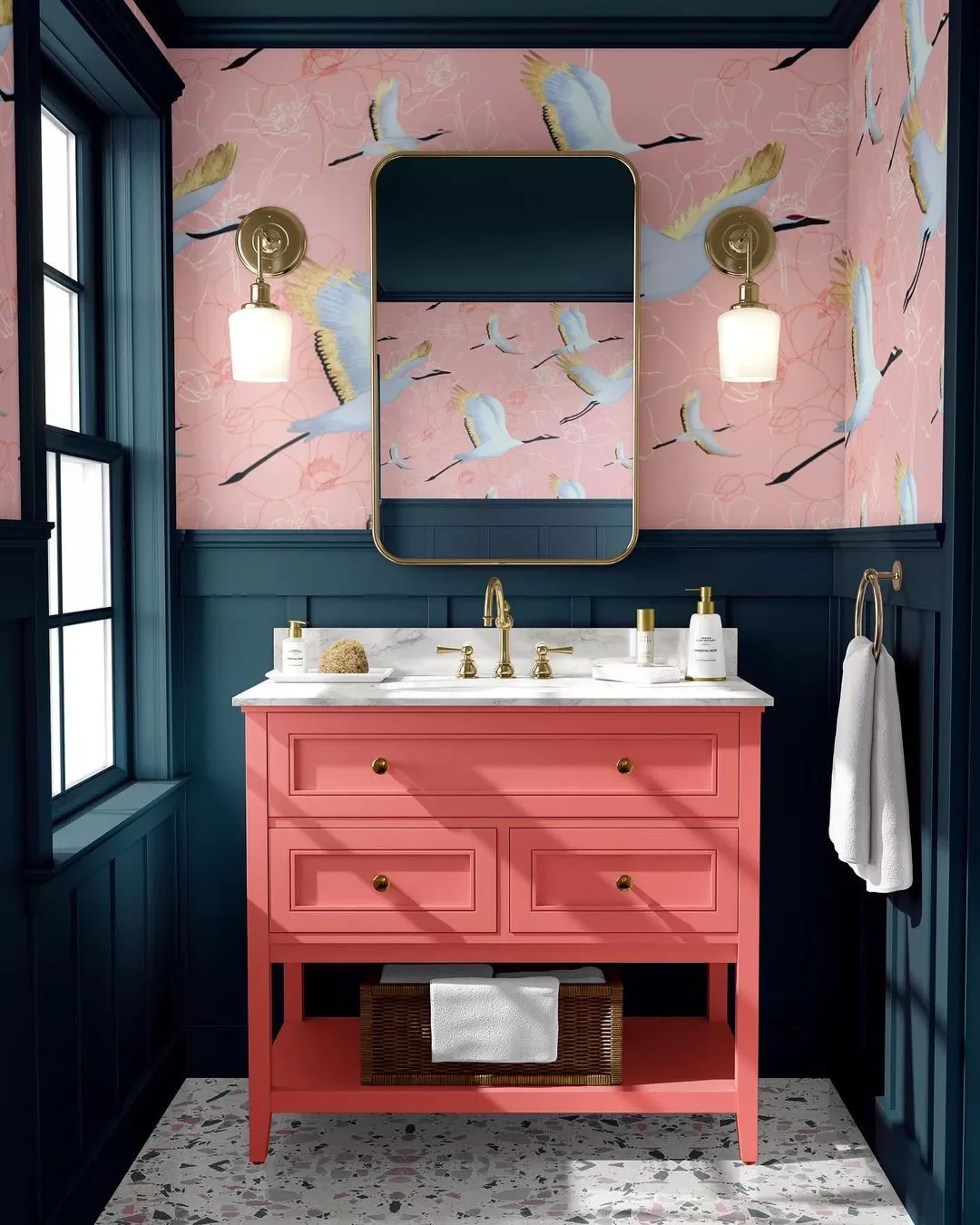 20 Stunning Bathroom Floor Designs That Will Transform Your Space 11 Embrace Terrazzo in the Bathroom