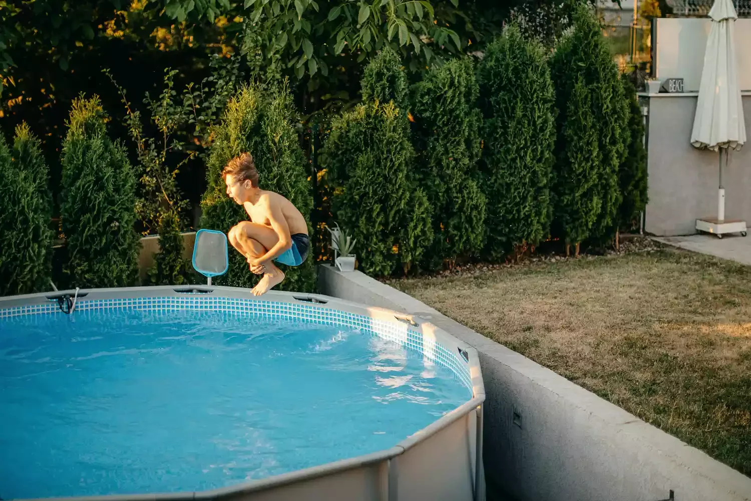 37 Brilliant Above-Ground Pool Deck Ideas That Won't Break Your Budget 19 Embrace a Higher Level