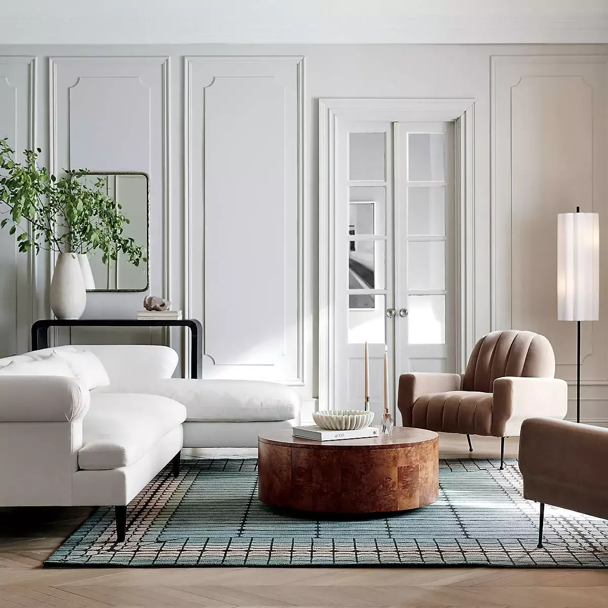 25 Stunning White Living Room Ideas That Transform Your Space 17 Emphasize Ceiling Height