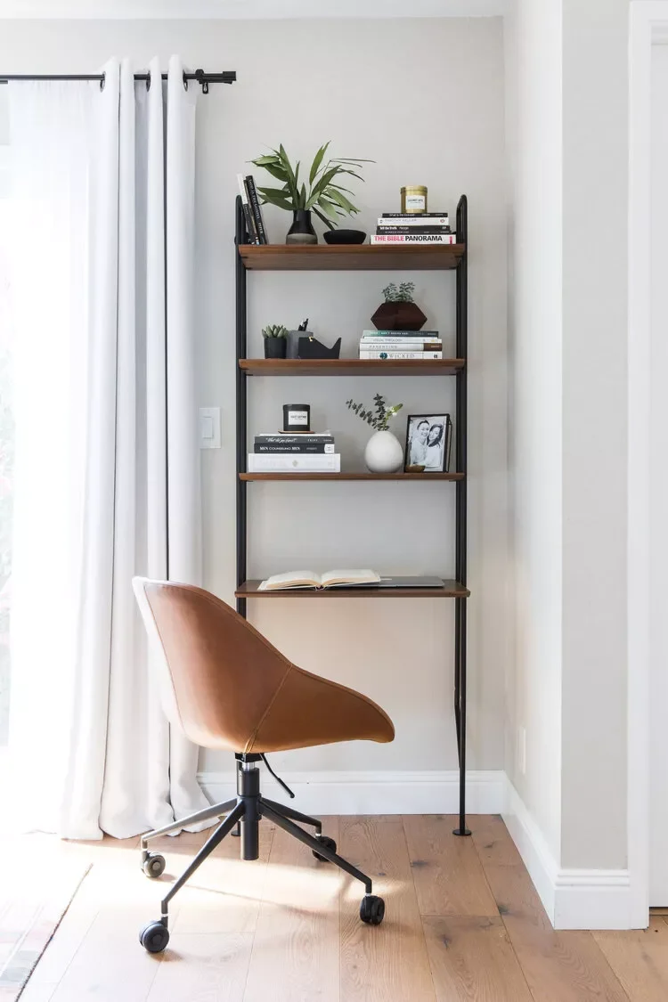 45 Bedroom Office Ideas to Perfect Your Work-Life Balance 43 Employ a Vertical Desk