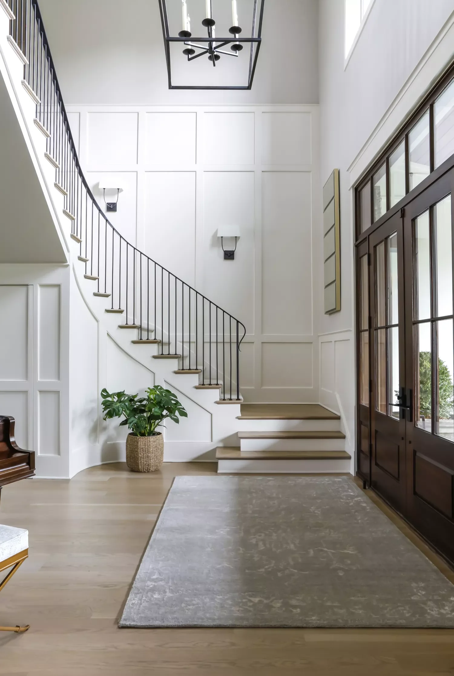 11 Creative Wall Molding and Trim Ideas That Will Transform Your Home 9 Enhance Tall Ceilings