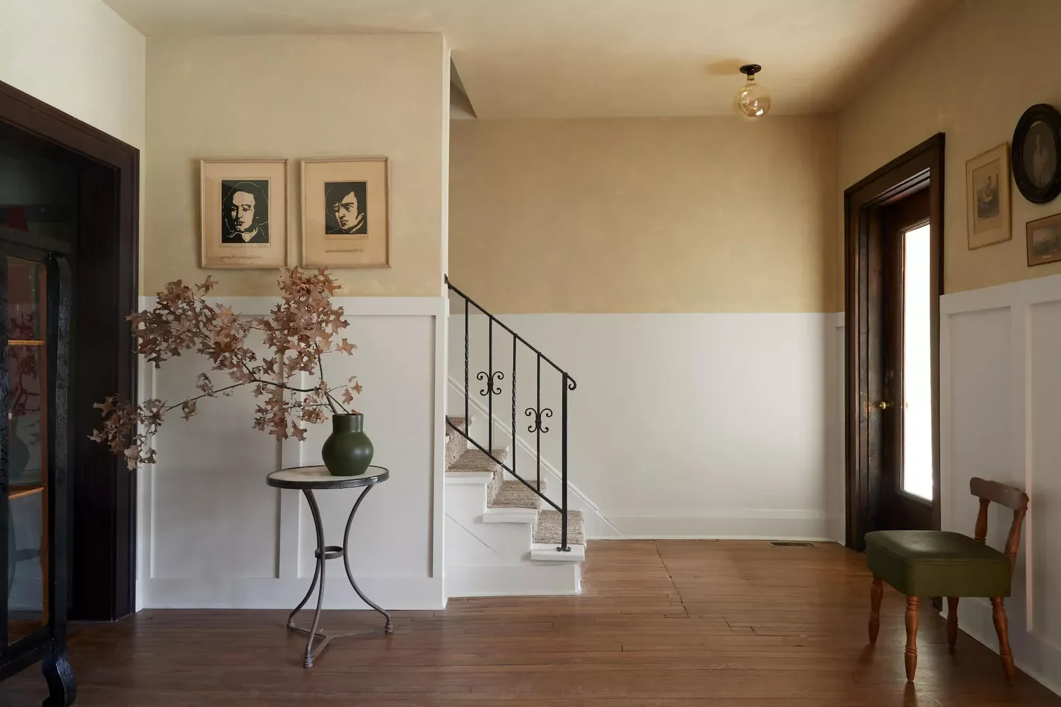42 Stunning Half-Wall Paneling Ideas to Transform Your Home 5 Entryway Vertical Panels