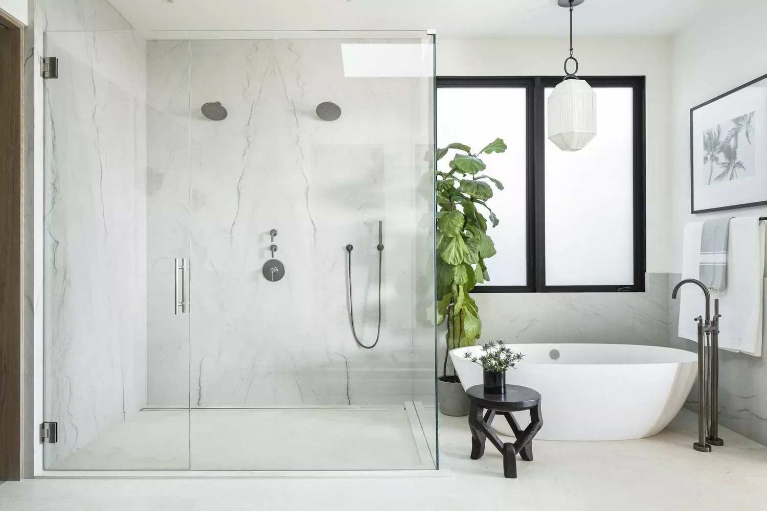 30 Stunning Corner Shower Designs to Elevate Your Bathroom 20 Expansive Corner Shower