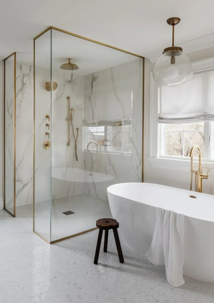 30 Stunning Bathroom Door Designs That Will Transform Your Space 25 Expansive Door