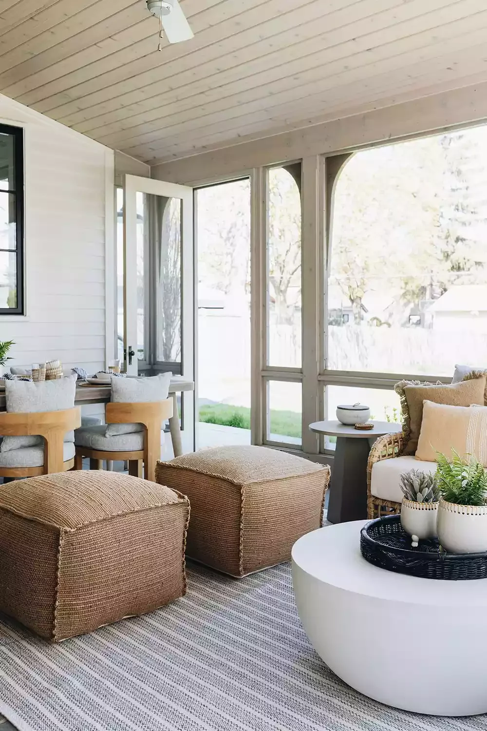 38 Charming Farmhouse Porch Ideas That Create the Perfect Welcome 21 Extend the Space