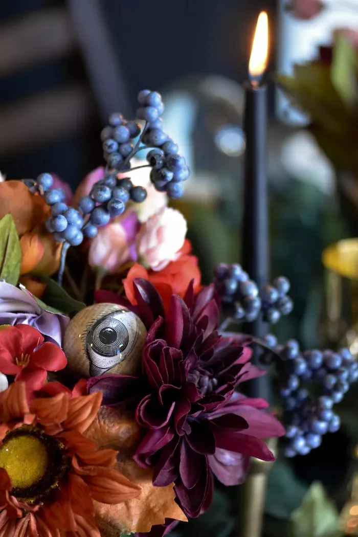 18 Halloween Centerpiece Ideas You Can Create in Under an Hour Eyeball Your Bouquet