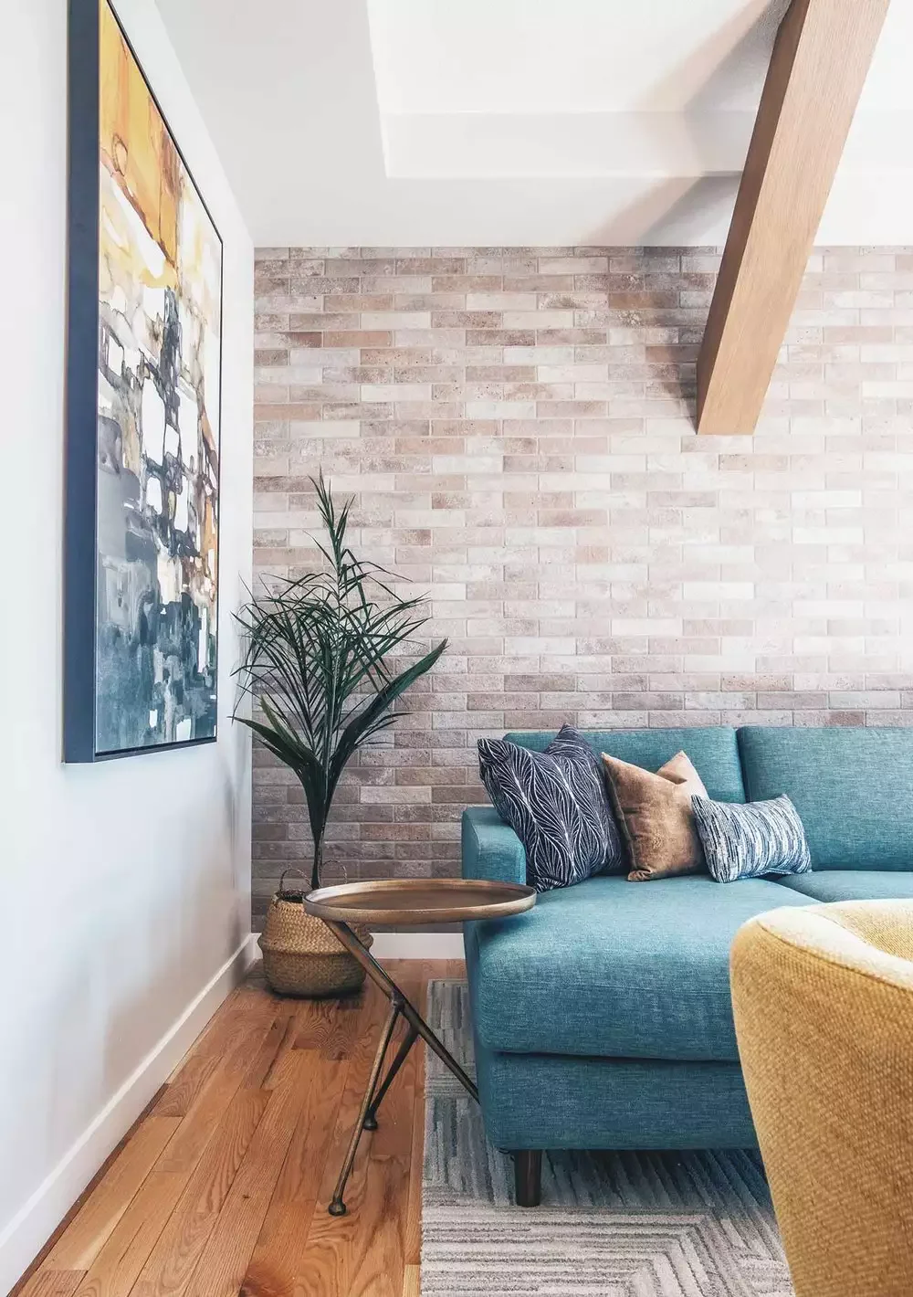 25 Beautiful Accent Wall Ideas to Transform Any Room 5 Fake a Brick Wall