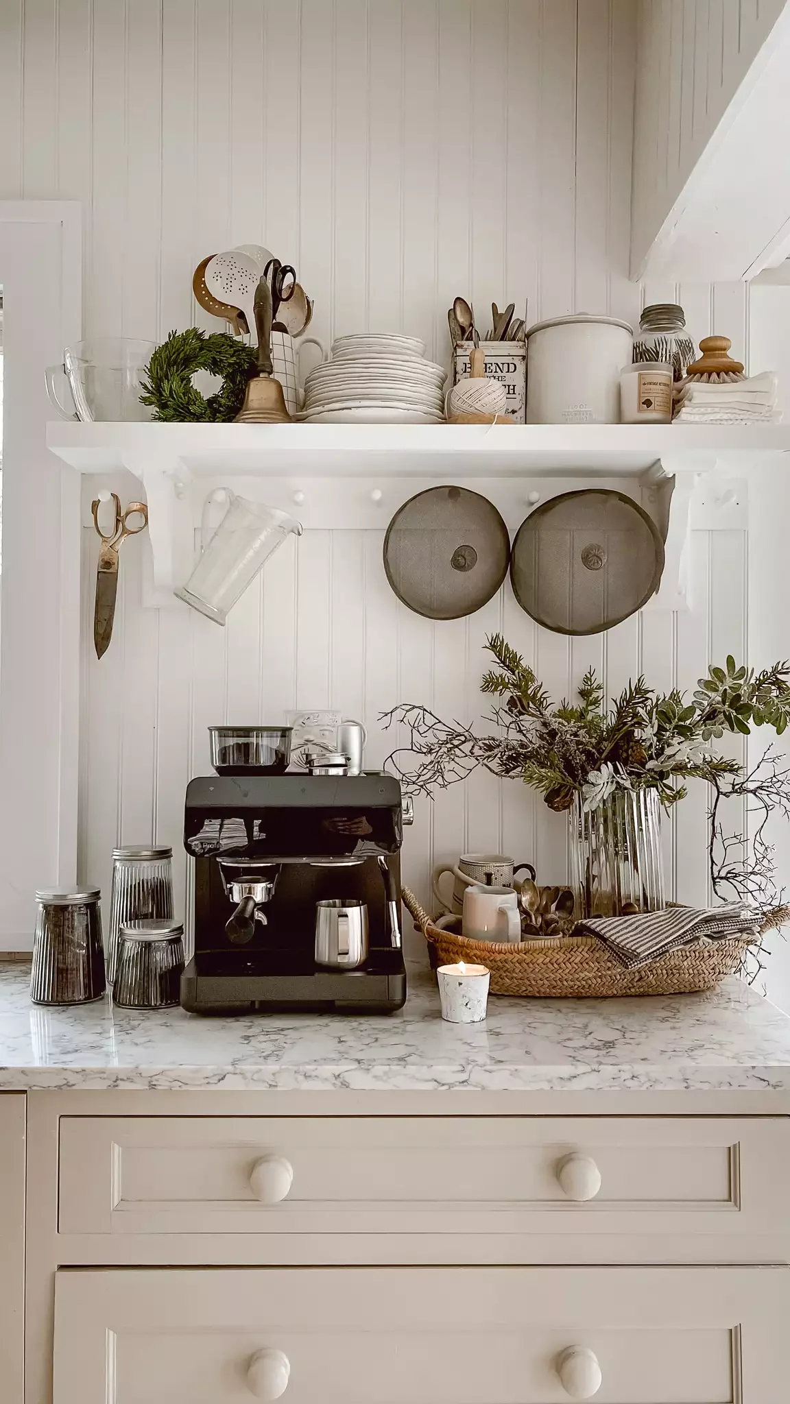 42 Creative Coffee Station Ideas That Will Transform Your Kitchen 37 Farmhouse Coffee Station