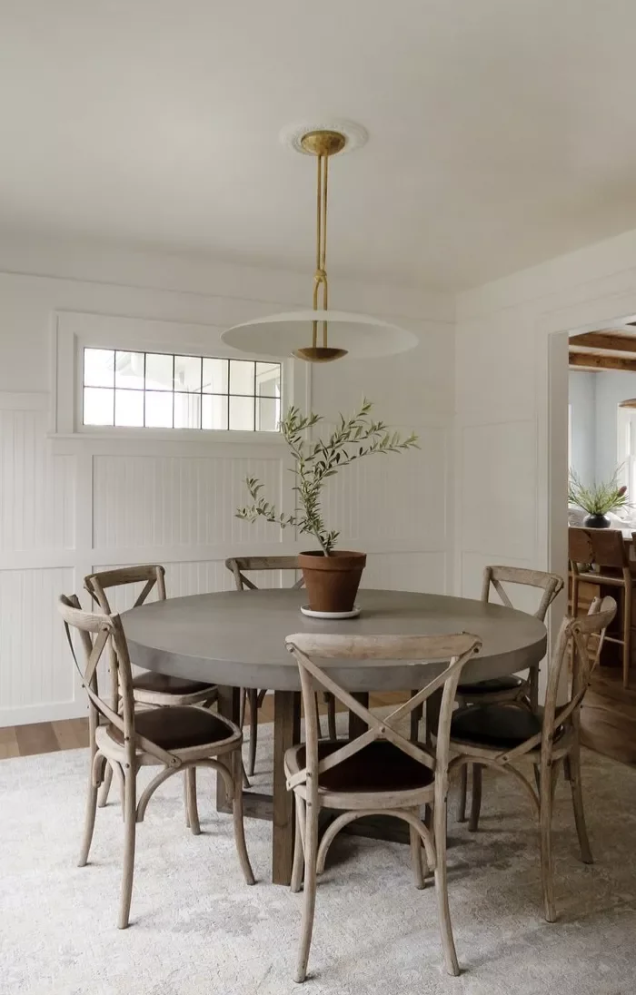 68 Charming Farmhouse Kitchen Ideas That Never Go Out of Style Farmhouse Kitchen With Olive Tree