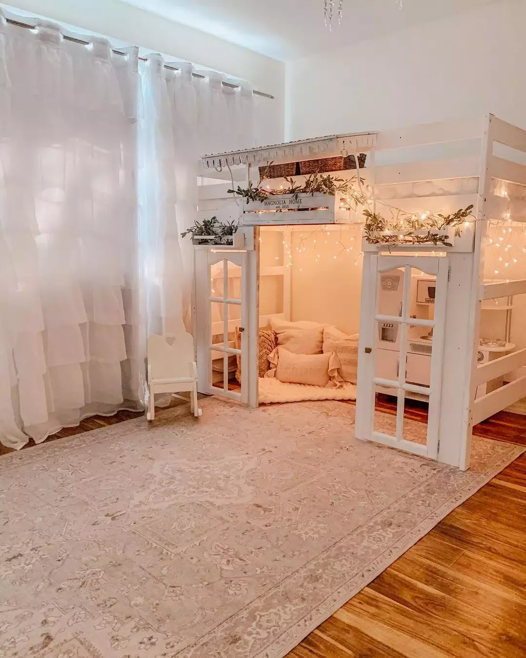 25 Creative Loft Bed Ideas That Transform Your Child's Bedroom 17 Farmhouse-Style Bed