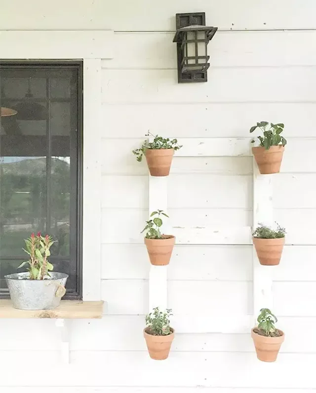 30 Creative DIY Wall Planter Projects to Transform Your Space Farmhouse Style Wall Planter