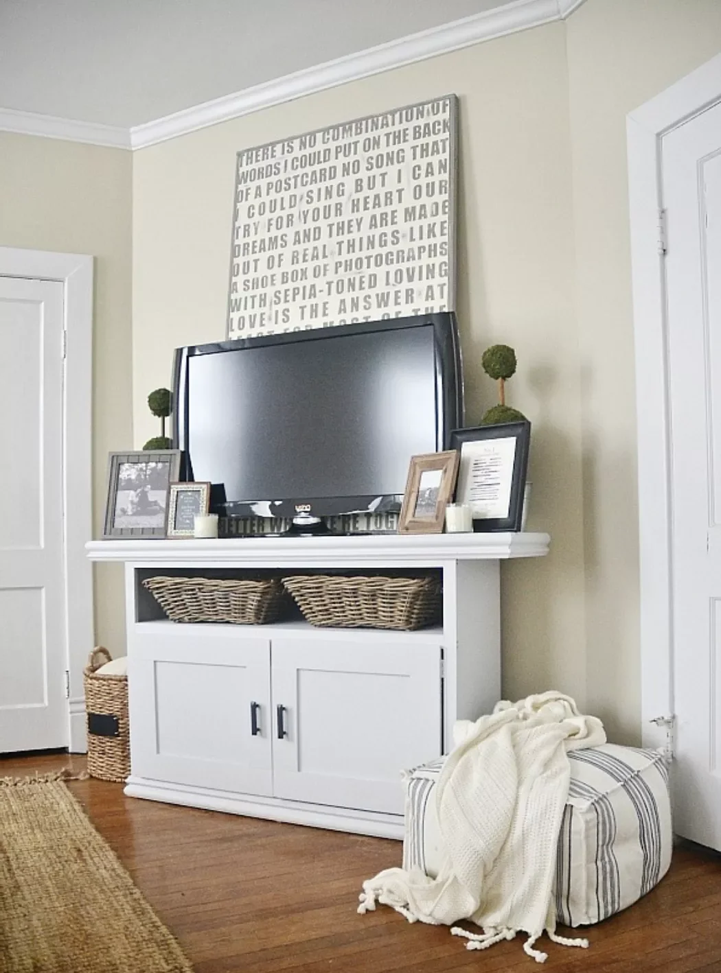 22 TV Stand Ideas That Make Your Room Look Expensive Farmhouse Style