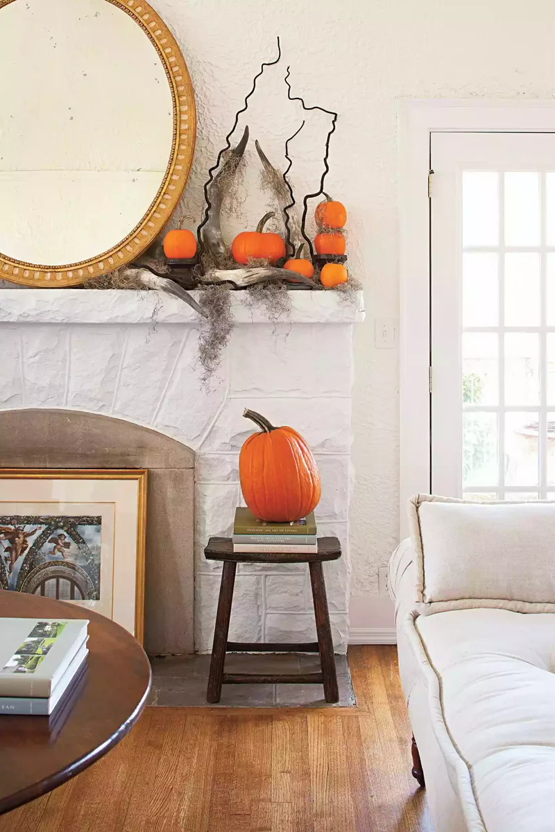48 Fall Mantel Decorating Ideas For Seasonal Style 21 Fashion A Pumpkin Patch