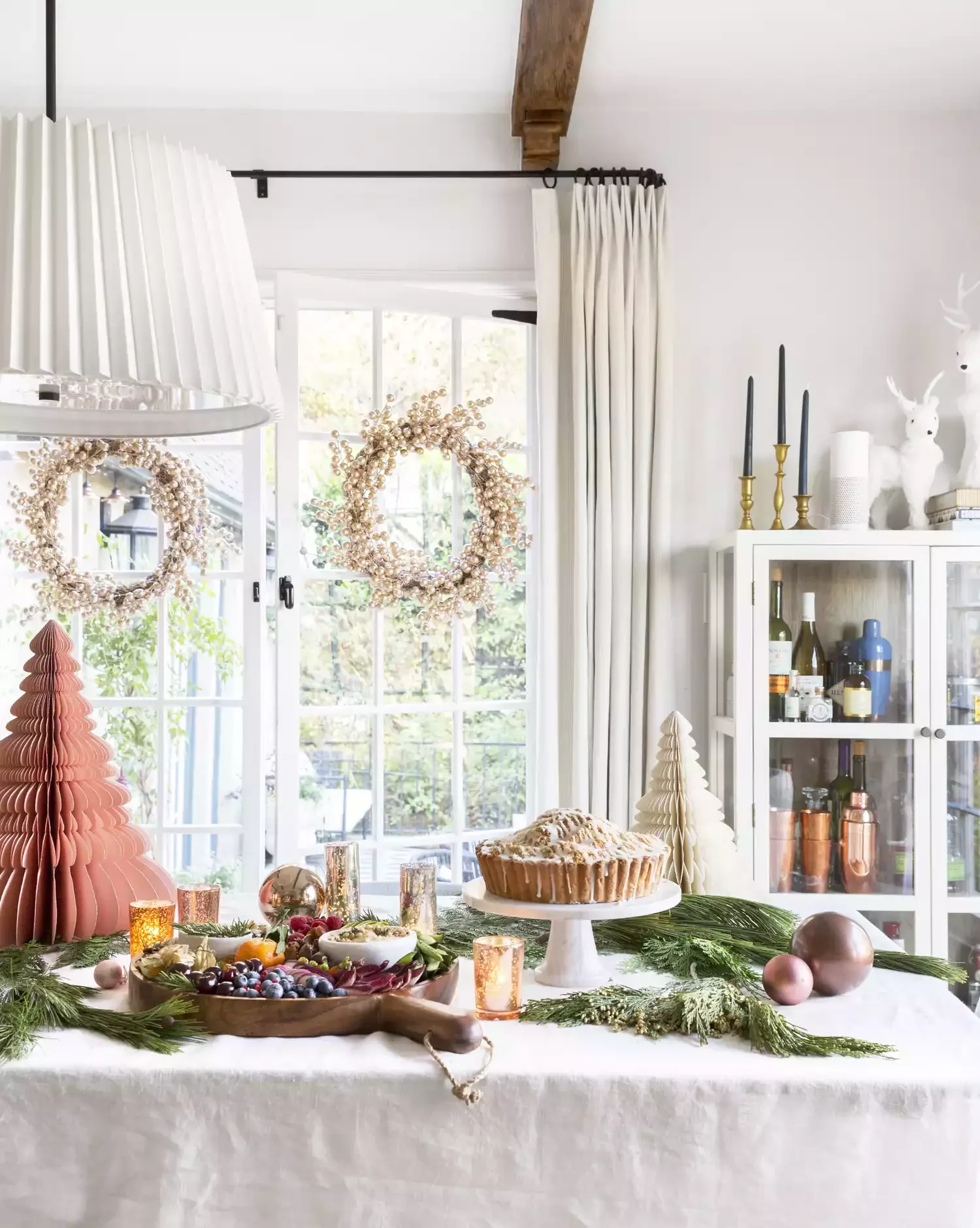 30 Christmas Door Decorating Ideas That Create Masterpieces Faux Berry Wreaths