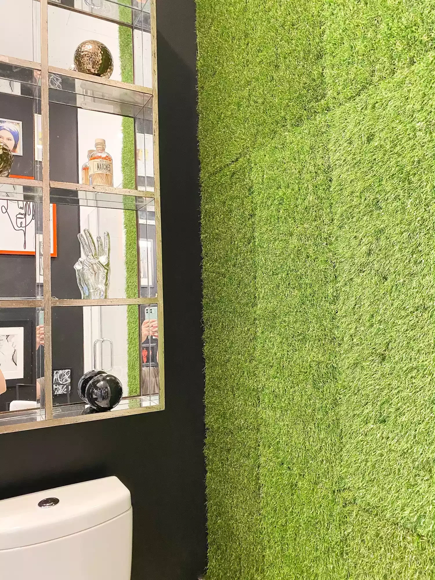 26 Stunning Plant Wall Ideas That'll Transform Your Home Into a Green Paradise 22 Faux Grass Wall
