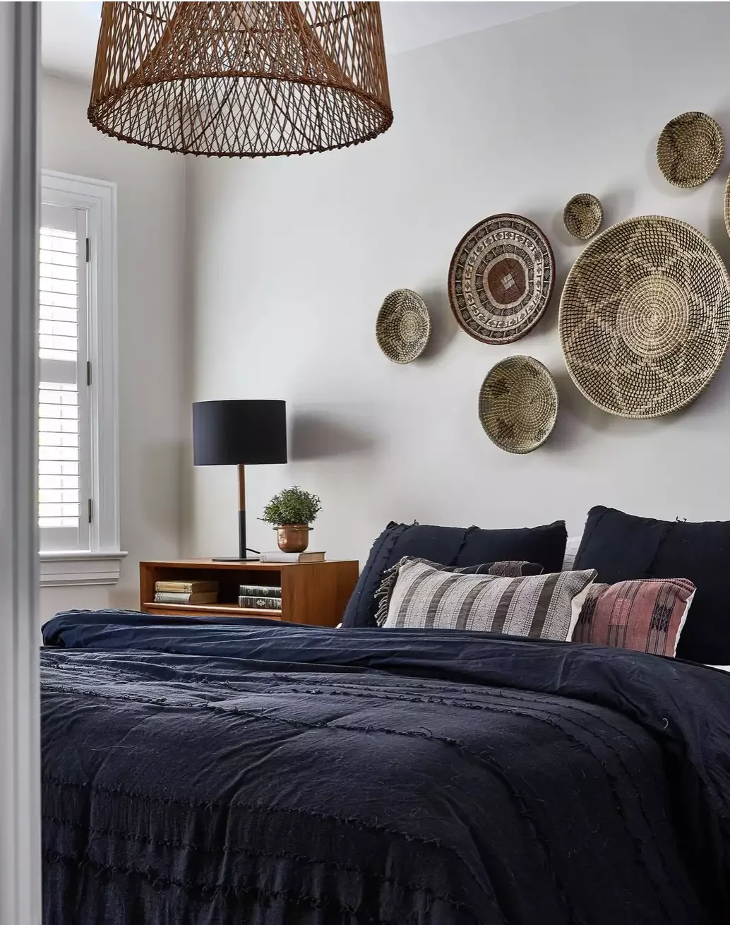 18 Creative Wall Ideas That Transform Your Space with Texture and Style 16 Feature Basket Wall Art