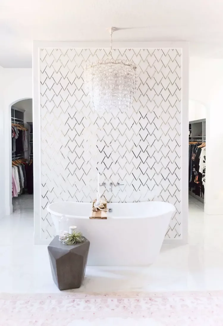102 Stunning Bathroom Design Ideas That Will Transform Your Space Feature Wall Divider