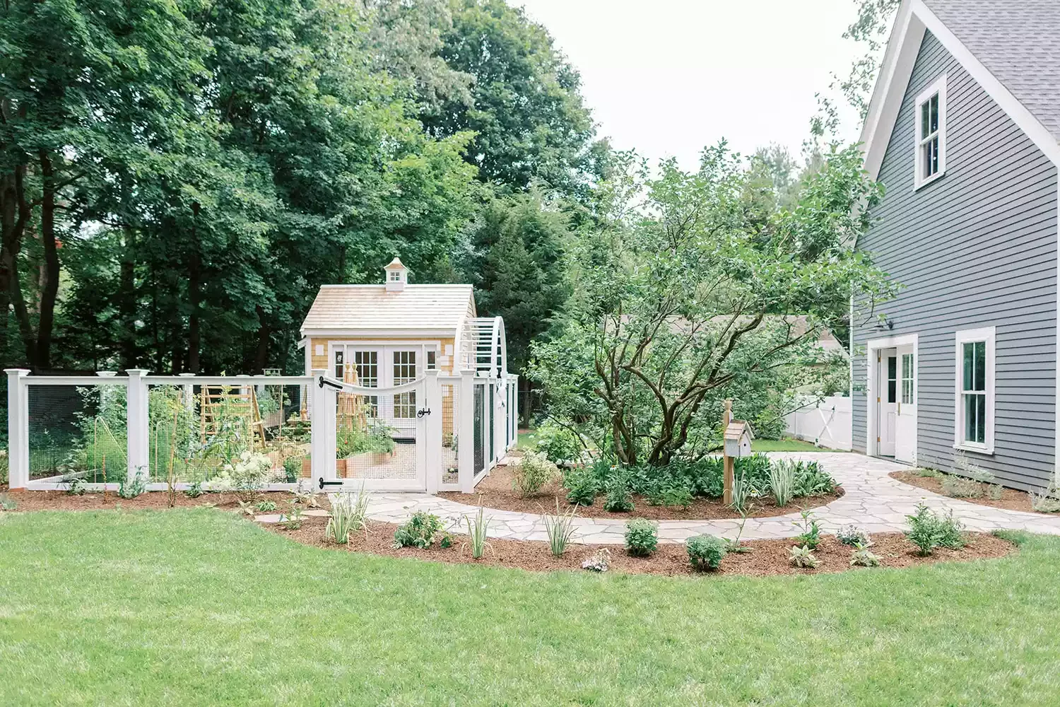 57 Stunning Backyard Transformation Ideas to Create Your Perfect Outdoor Retreat Fenced-In Vegetable Garden