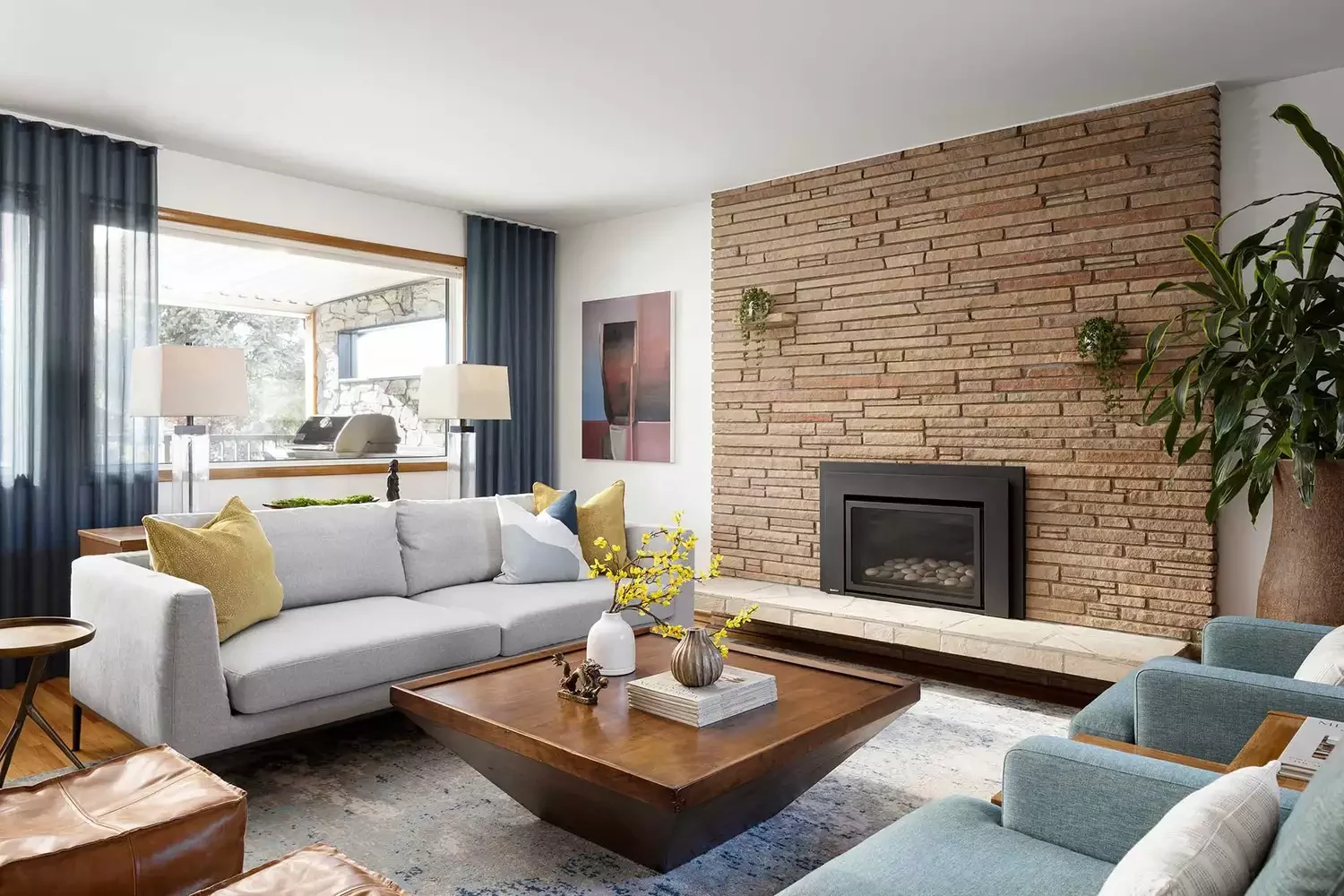 21 Electric Fireplace Ideas That'll Transform Your Living Space 21 Fill It With Rocks