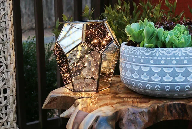 24 Stunning Gazebo Lighting Ideas That Will Transform Your Outdoor Space 19 Fill Lanterns With Mini Fairy Lights