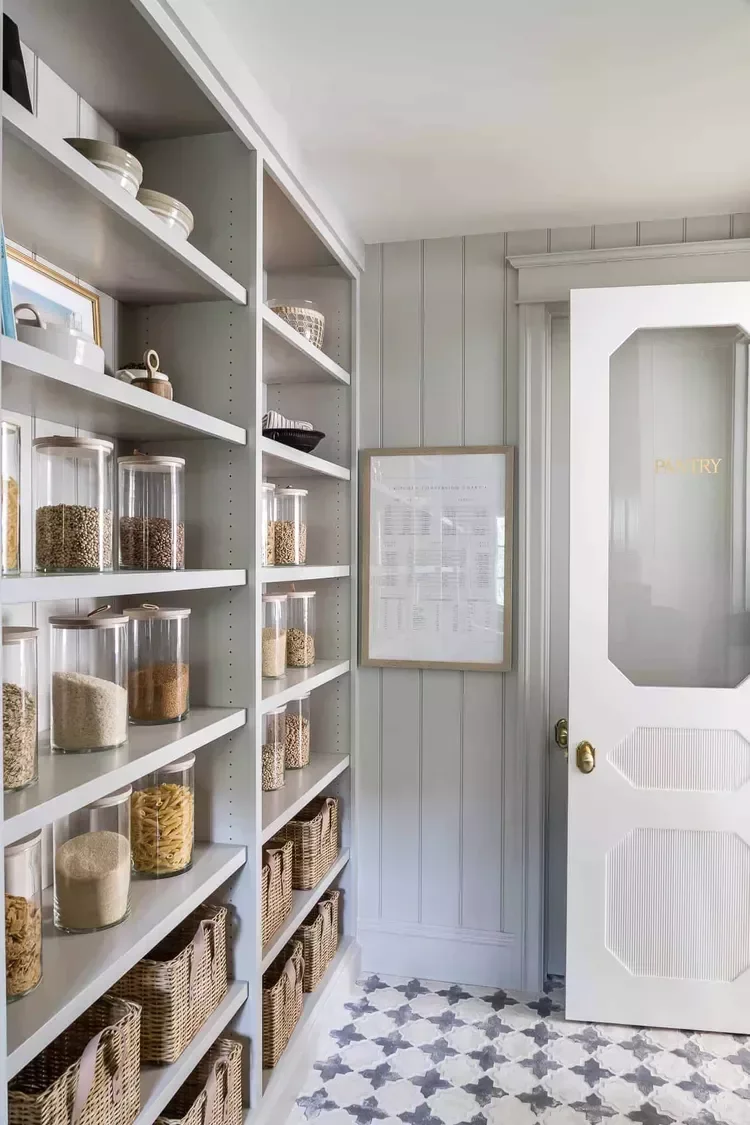 20 Brilliant Ways to Style Your Open Pantry Shelves Like a Pro Fill the Wall