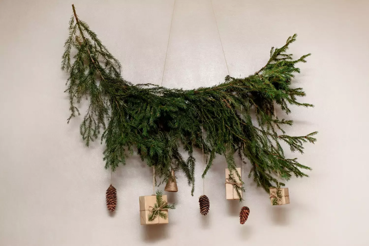43 DIY Christmas Tree Ideas That Will Wow Your Holiday Guests Fir Branch Decor