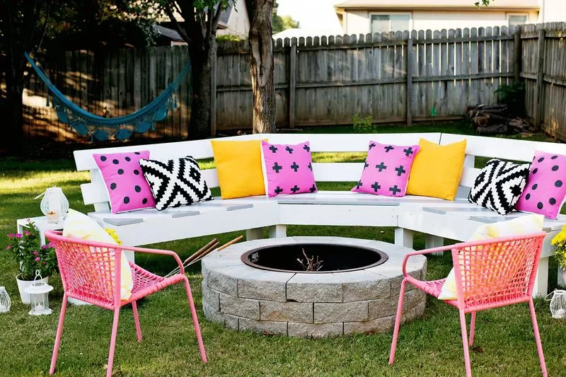 60 Stunning Backyard Fire Pit Ideas That Will Transform Your Outdoor Space 48 Fire Pit With Stones