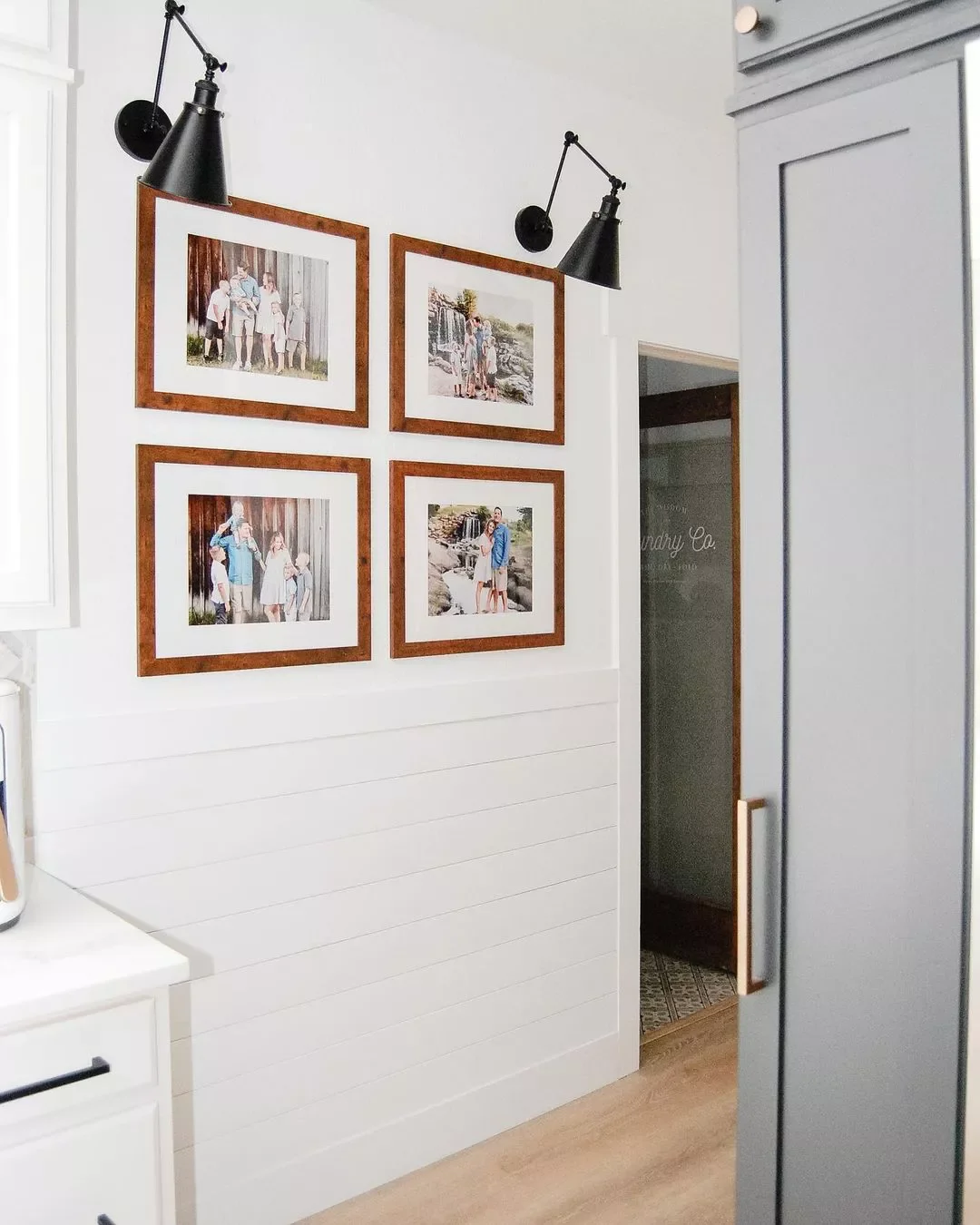 31 Creative Photo Wall Ideas to Transform Your Home 10 Flank Frames With Sconces