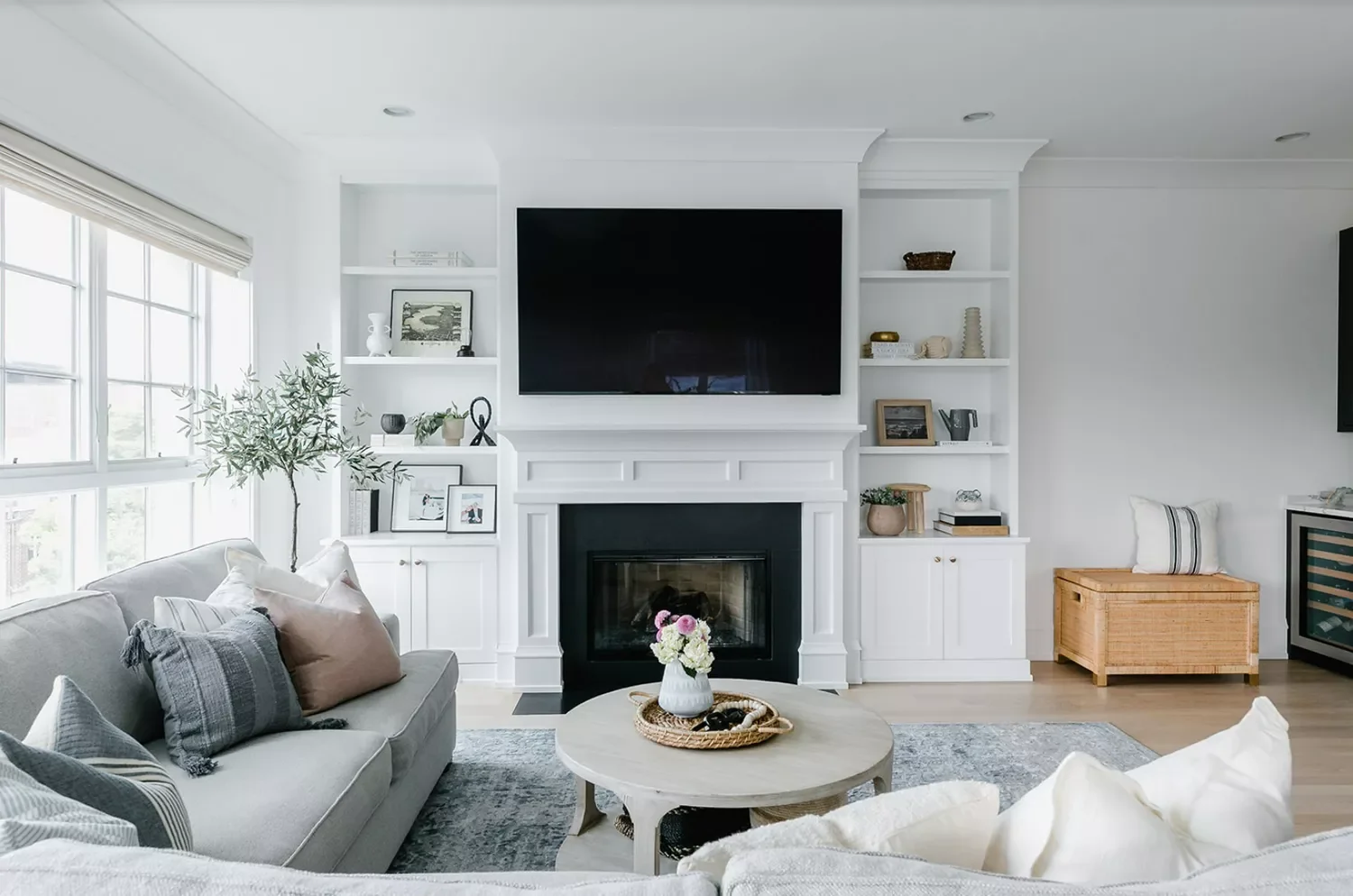 20 Beautiful Living Room Shelving Ideas to Transform Your Space 2 Flank Your Fireplace