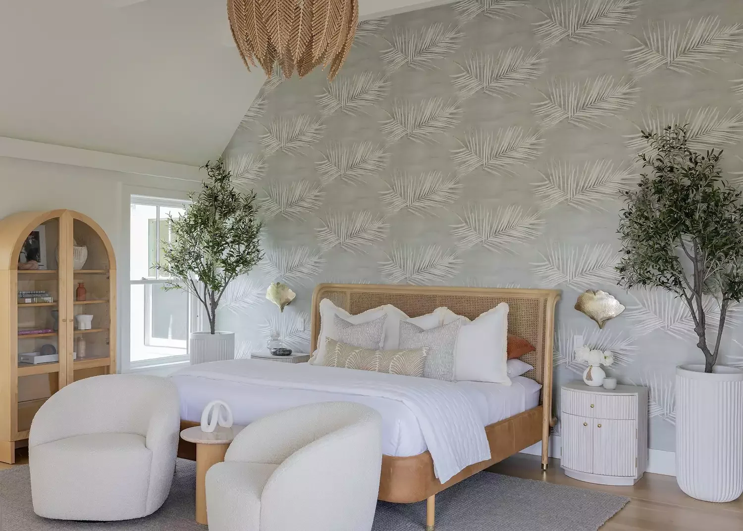 77 Bedroom Design Ideas That Perfectly Balance Personal Style and Sophistication Flank the Bed With Trees