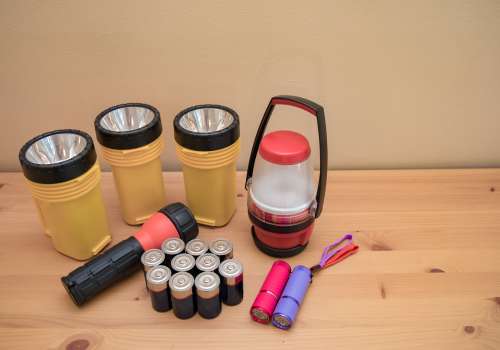 Flashlights and Backup Batteries