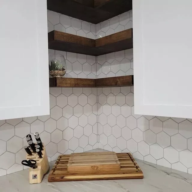 47 Creative Corner Shelf Ideas That'll Transform Your Space Floating Corner Shelf